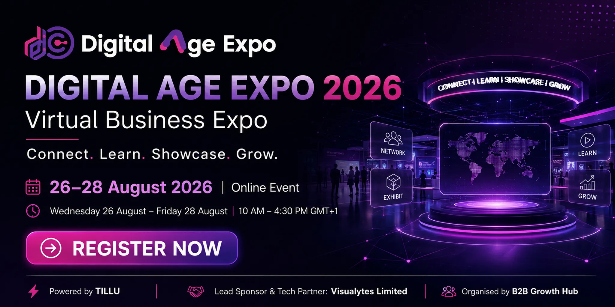 Digital Age Expo 26th - 28th August 2026 | Virtual Event